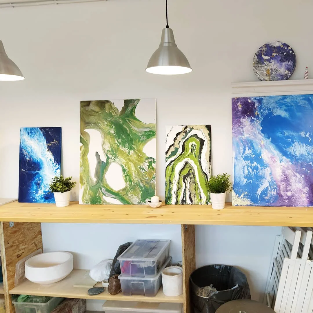 Интерьерные картины (фактурные картины, картины поталью) м. Бл. Дм. Донского