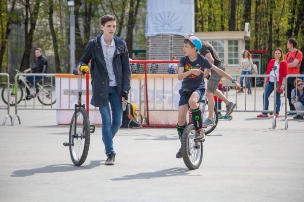 Тренировки на уницикле