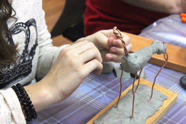 Уроки лепки в "АртГинда"