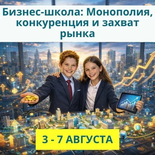 3 - 7 августа «Бизнес-школа: монополия, конкуренция и захват рынка»